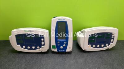 Job Lot Including 2 x Welch Allyn 53N00 Patient Monitors (1 Powers Up, 1 Spares and Repairs) 1 x Welch Allyn 53STP Patient Monitor (Powers Up)