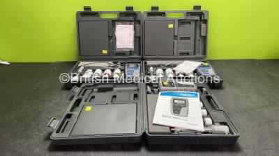 3 x Palintest Micro 600 pH Meters with Accessories in Carry Cases