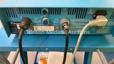 Valleylab Force FX Electrosurgical Generator on Stand with 2 x Footswitches (Powers Up) *SN M295930, FOA11767A* - 3