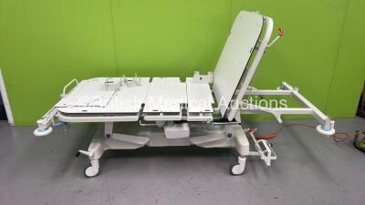 Huntleigh Electric Hospital Bed with Controller (Powers Up - Head Section Stuck in the Upright Position)