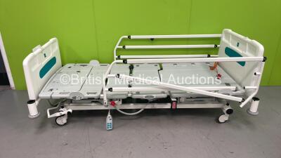 Sidhil Electric Hospital Bed with Controller (Powers Up - Side Rail Damaged / Broken) *S/N NA*