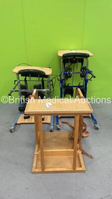 2 x Quest 88 Standing Aids with Controllers and 1 x Wooden Standing Aid