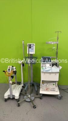 Mixed Lot Including Haemonetics Cell Saver 5 + Autotransfusion System, Bristol Maid Drip Stand, 1 x Mindray Accutorr Plus Vital Signs Monitor, 1 x Seca Stand on Scales and 1 x Eschmann VP 45 Suction Unit (Powers Up) *GL*