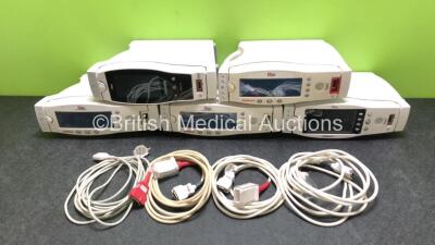 Job Lot Including 2 x Masimo Radical 7 Pulse Oximeters, 2 x Masimo Radical Pulse Oximeters and 1 x Masimo Radical 7 Rainbow Pulse Oximeter with 5 x Docking Stations and 4 x Leads (4 x Power Up, 1 x No Power) *SN 239998 / 192797 / 158614 / 106280 / 216478*