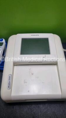 Job Lot Including 1 x Philips Avalon FM30 Fetal Monitor (Powers Up with Blank Screen) 1 x Covidien Filac ADA Thermometer and 7 x Covidien Genius 3 Thermometers with Base Units *SN DE53112749* - 4