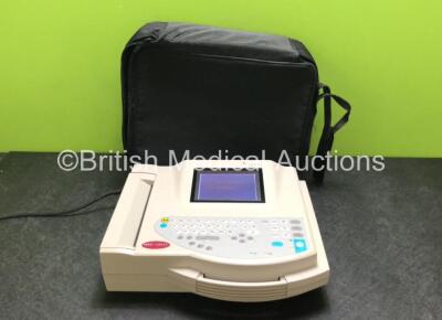 GE MAC 1200 ECG Machine in Carry Bag (Powers Up) *SN 550044902*