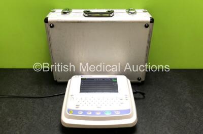 Nihon Kohden Cardiofax M Model ECG-1350K Electrocardiograph Unit in Case (Powers Up) *SN 0150119*