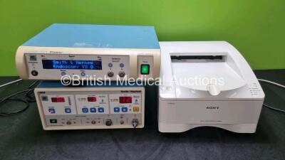 Job Lot Including 1 x Smith & Nephew 400 Insufflator Unit (Powers Up) 1 x Dyonics Power Control Unit (Powers Up) and 1 x Sony UP-DR80MD Digital Colour Printer (Powers Up) *SN 00153 / 81678 / 2352JQC*