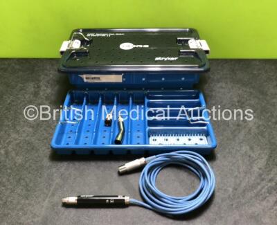 Stryker S2 Drive Handpiece with 2 x Attachments in Tray