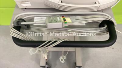 GE MAC 1200ST ECG Machine with 10 Lead ECG Lead on Stand (Powers Up) *SN 550055535* - 3