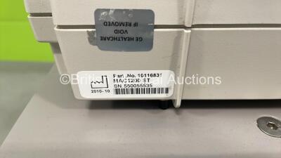 GE MAC 1200ST ECG Machine with 10 Lead ECG Lead on Stand (Powers Up) *SN 550055535* - 5