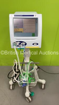 SLE5000 Infant Ventilator HFO TTV Plus Model E Software Version 5.0 on Stand with Hoses (Powers Up) * Mfd 2008 *