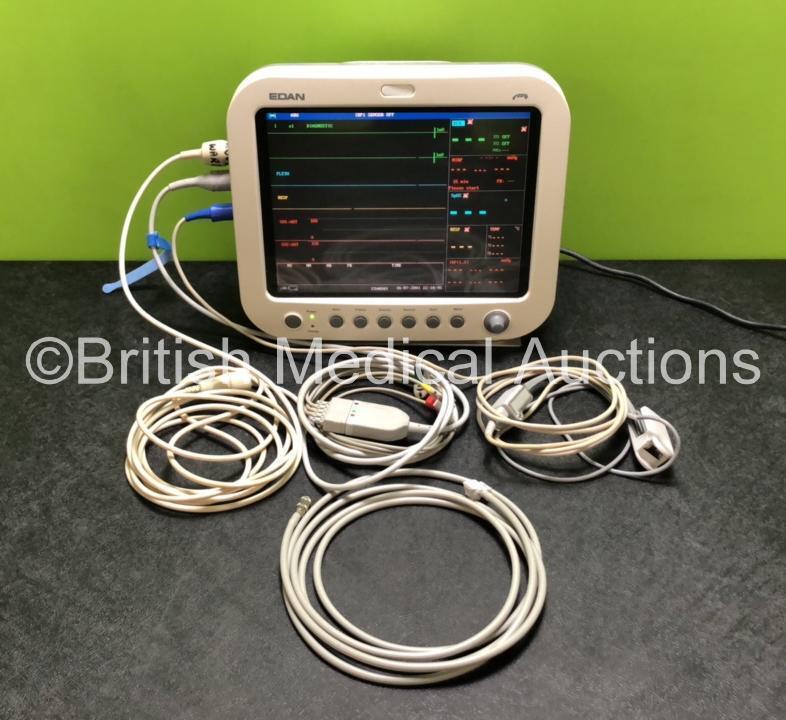 Mindray PM9000 Patient Monitor with 3/5 Lead ECG, NIBP, SpO2, IBP