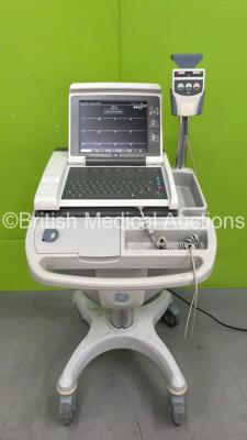 GE MAC 5500 ECG Machine on Stand with ECG Lead (Powers Up)