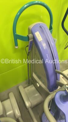 2 x Arjo Encore Electric Patient Hoist with Controllers (Both Not Power Tested Due to No Batteries) and 1 x Arjo Ambulift Classic Electric Patient Hoist with Controllers (No Battery) GB2103919130 006 / GB 1803 918576 001* - 5