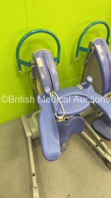 2 x Arjo Encore Electric Patient Hoist with Controllers (Both Not Power Tested Due to No Batteries) and 1 x Arjo Ambulift Classic Electric Patient Hoist with Controllers (No Battery) GB2103919130 006 / GB 1803 918576 001* - 6