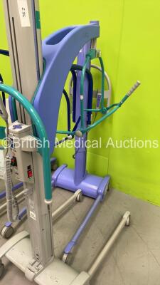 2 x Arjo Maxi-Move Electric Patient Hoists with Controllers and 1 x Arjo Opera Electric Patient Hoists with Controllers (All Not Power Tested Due to No Batteries) *S/N GB5101886388 088 / GB100534624T* - 4