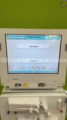 B-Braun Dialog+ Dialysis Machine Software Version 8.2A - Running Hours 14734 (Powers Up) *S/N 47063* - 4