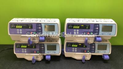 4 x Graseby 2100 Syringe Pumps *Mfd 2020* (All Power Up) *SN 201222650 / 201211673 / 201224000 / 201223829*