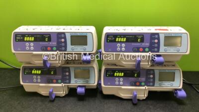 4 x Graseby 2100 Syringe Pumps *Mfd 2020* (All Power Up) *SN 201224016 / 201222963 / 201224013 / 201223831*