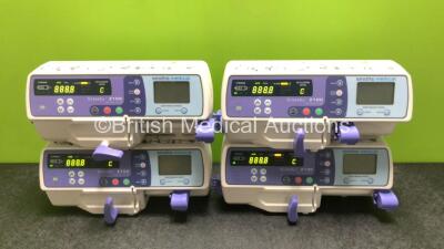 4 x Graseby 2100 Syringe Pumps *Mfd 2020* (All Power Up) *SN 201223837 / 201223997 / 201222832 / 201211500*