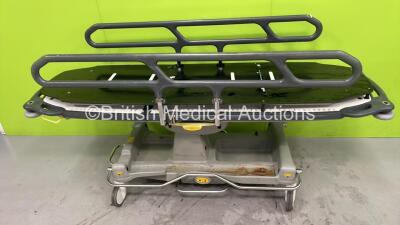 Anetic Aid QA3 Patient Trolley (Hydraulics Tested Working - Some Damage - See Photos) *11026*