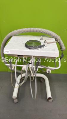 Unknow Make of Dental Delivery Unit on Stand with Hoses