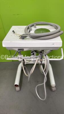 Unknow Make of Dental Delivery Unit on Stand with Hoses