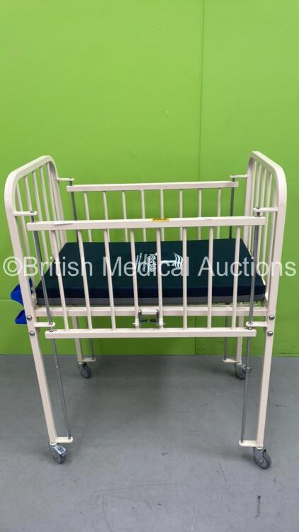 Unknown Make of Infant Cot with Mattress