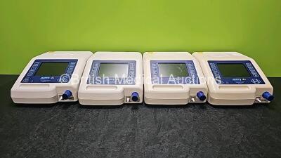 4 x B&D Electromedical Nippy 3+ Ventilators (All Powers Up,1 x Blank Screen) *SN 201625645 / 201420032 / 20088484 / 201213847*