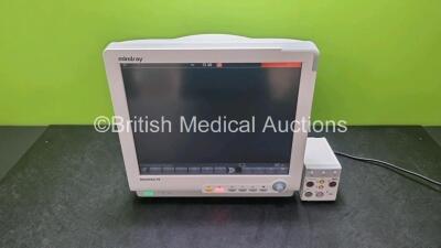 Mindray BeneView T8 Patient Monitor (Powers Up) with Mortara MPM Patient Module Including ECG, SpO2. NIBP, T1, T2, IBP1 and IBP2 Options *SN CF2C115143 / CTA3A073277*