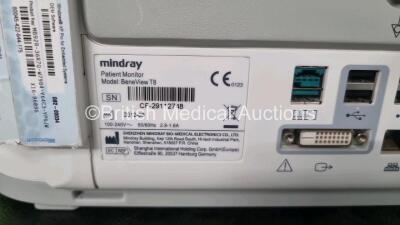 Mindray BeneView T8 Patient Monitor (Powers Up, Missing Dial) *SN CF29112748* - 4