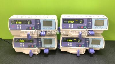 4 x Graseby 2100 Syringe Pumps *Mfd 2020* (All Power Up) *SN 201211666 / 201222649 / 201222834 / 201223848*