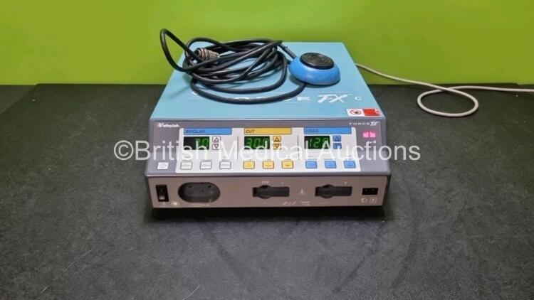 Covidien Force FX - 8CS Electrosurgical / Diathermy Generator *Mfd 2009* (Powers Up) with 1 x Footswitch *SN SF8K03460A*