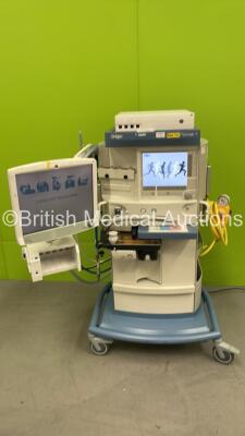 Drager Primus Anaesthesia Machine Software Version 4.50.00 - Operating Hours Mixer 52041 Ventilator 2716 with GE Carescape B850 Patient Monitor with Module Rack, Bellows and Hoses (Powers Up) *S/N ASFJ0214*