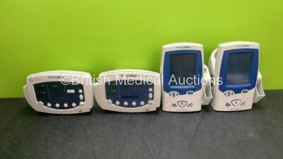 Job Lot of Patient Monitors Including 2 x Welch Allyn REF 53NTO Patient Monitors (Both Power Up when Tested with Stock Power Supplies-Power Supplies Not Included) 2 x Welch Allyn Spot Vital Signs LXi Patient Monitors (Both Power Up, 1 with Blank Display w