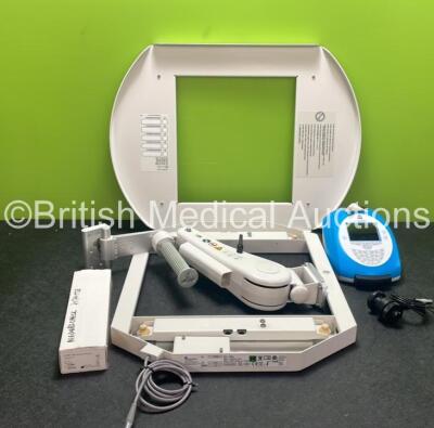 Mixed Lot Including 1 x Datex Ohmeda Model 103 Incubator Seal, 1 x mLine Mechanical Pipette, 1 x GCX Monitor Arm, 1 x Oxygen Sensor and 1 x Atute 140 Meter *SN 01003103, 19072478, 325882*