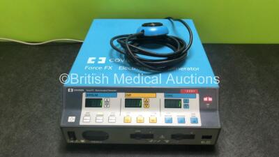 Covidien Force FX - 8CS Electrosurgical / Diathermy Generator *Mfd 2015* with 1 x Footswitch (Powers Up) *SN S5H18919AX*