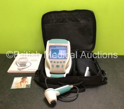 Verathon BladderScan BVI 9400 Bladder Scanner with 1 x Transducer / Probe, 1 x Battery and User Manual in Carry Bag (Powers Up) *SN B4015269*