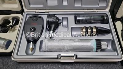 Job Lot of Otoscope / Ophthalmoscope Sets Including 2 x Keeler Practitioner and 1 x Heine KT 100 In Cases - 3