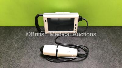 Cubescan BioCon-700 Bladder Scanner *Mfd 2016* with Transducer / Probe (Untested Due to Suspected Flat Battery and No Power Supply)