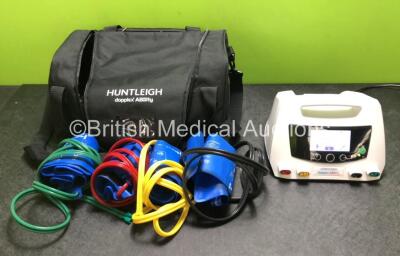 Huntleigh Dopplex ABIlity Automatic Ankle Brachial Index System with 4 x Ankle Cuffs in Carry Bag (Powers Up)