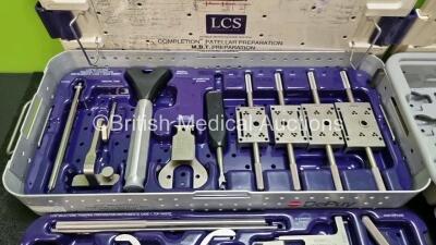 2 x DePuy LCS Mobile Bearing Knee Systems in Trays (Incomplete) - 5