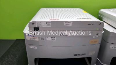 Job Lot Including 2 x Siemens Unity 2 Control Units, 1 x Siemens Unity 2 Docking Station and 2 x Keyboards - 3