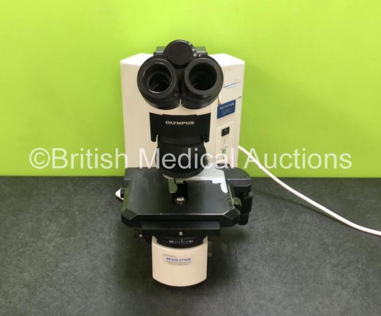 Olympus Model BX45TF Benchtop Microscope (Powers Up) *SN 2A25007*