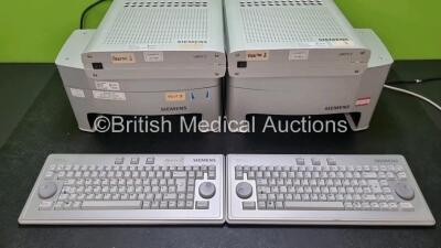 Job Lot Including 2 x Siemens Unity 2 Control Units, 1 x Siemens Unity 2 Docking Station and 2 x Keyboards - 4