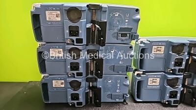 Job Lot Including 3 x BD Alaris Guardrails Plus GH Syringe Pumps, 2 x CareFusion Alaris Plus GH Syringe Pumps and 1 x CareFusion Alaris GH Syringe Pump (All Power Up) *SN 272038046 / 272030259 / 272038050 /135097586 / 135097548 / 800213989* - 6