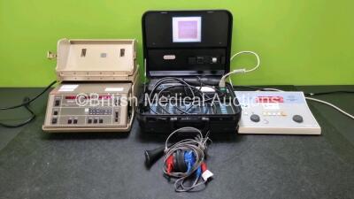 Job Lot Including 1 x AudioScan Real Ear Measurement System in Case (Powers Up) 1 x Maico MA40 Audiometer (Powers Up) with Headphones and 1 x Interacoustics AS216 Screening Audiometer (Untested Due to No Power Supply)