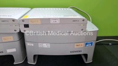 Job Lot Including 2 x Siemens Unity 2 Control Units, 1 x Siemens Unity 2 Docking Station and 2 x Keyboards - 3