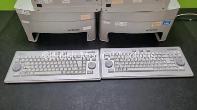 Job Lot Including 2 x Siemens Unity 2 Control Units, 1 x Siemens Unity 2 Docking Station and 2 x Keyboards - 4